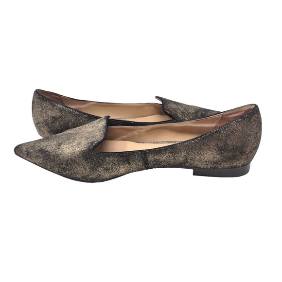 🔮 LINEA PAOLO Portia Metallic Gold Loafer | Sz 12 | NORDSTROM $160 | SOLD OUT - Picture 7 of 12